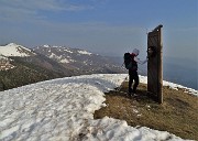 Sulle nevi del RESEGONE ad anello da Fuipiano (27febb21)- FOTOGALLERY